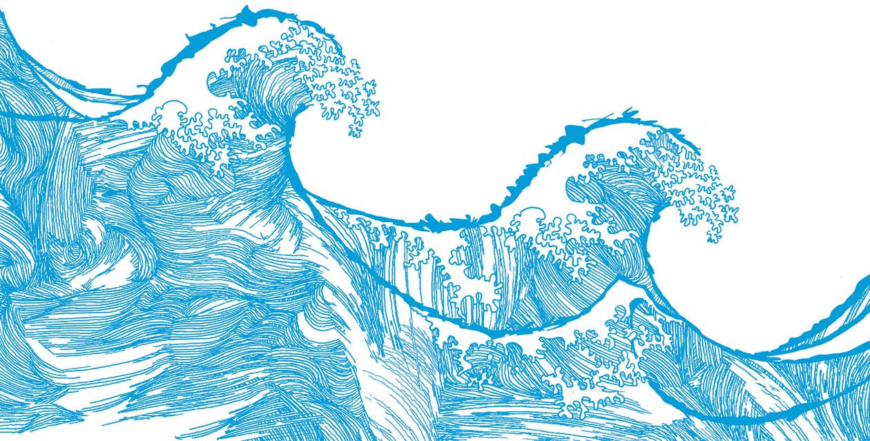 Kanagawa-Welle, 2009 von Sarah Hough