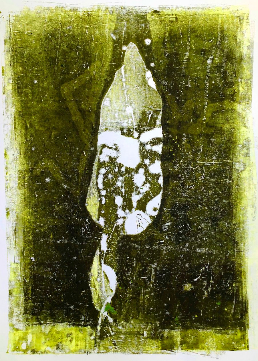 Abstraktes Blatt von Sarah Thompson Engels