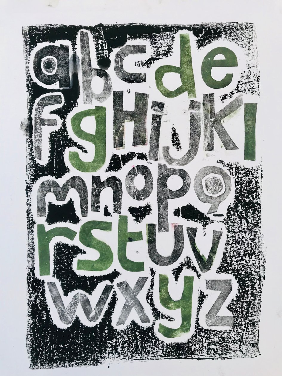 Alphabet von Sarah Thompson Engels