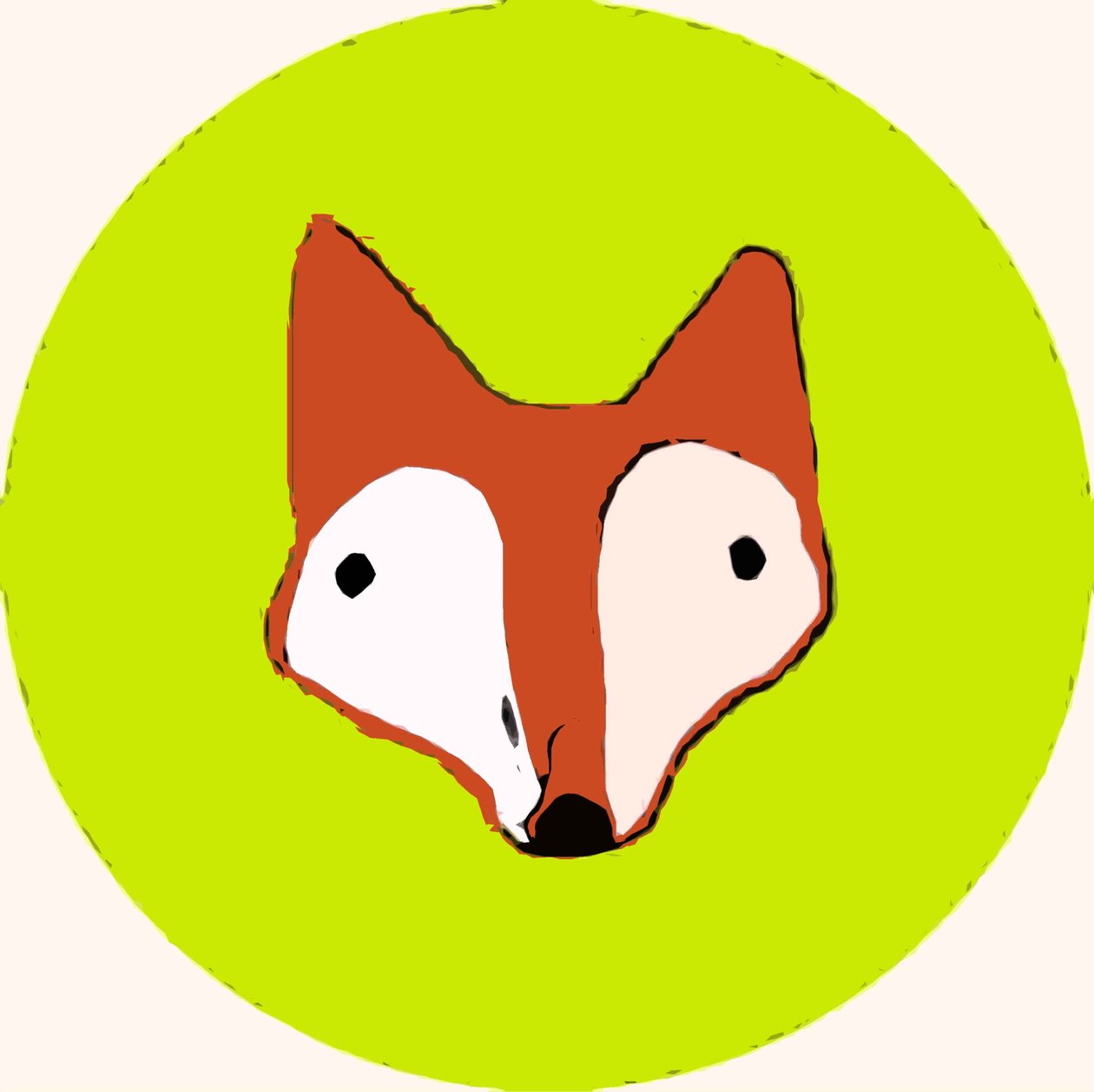 Fuchsgesicht von Sarah Thompson Engels