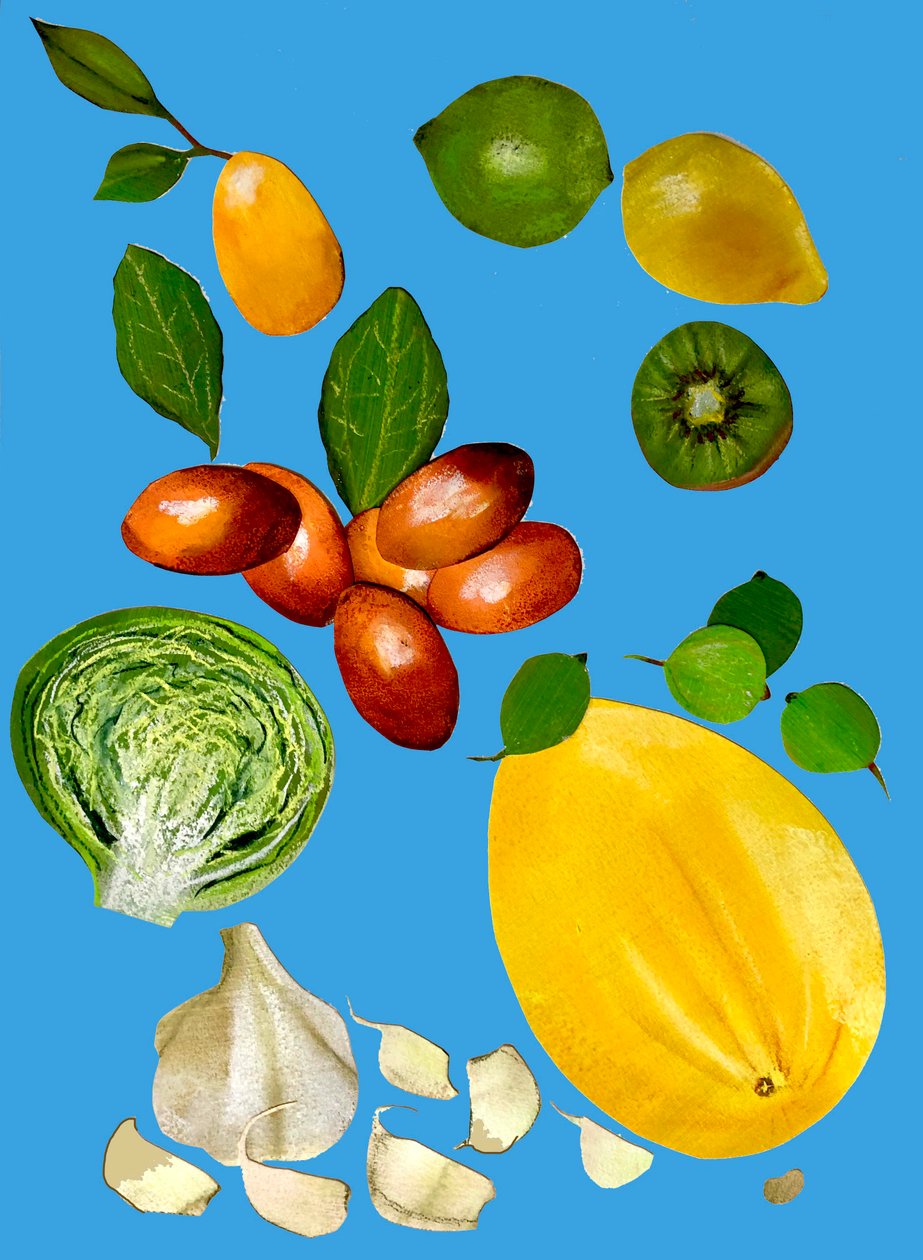 Obst und Gemüse von Sarah Thompson Engels