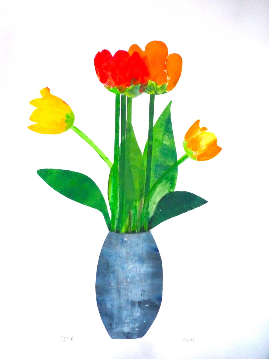 Tulpen 2 von Sarah Thompson Engels