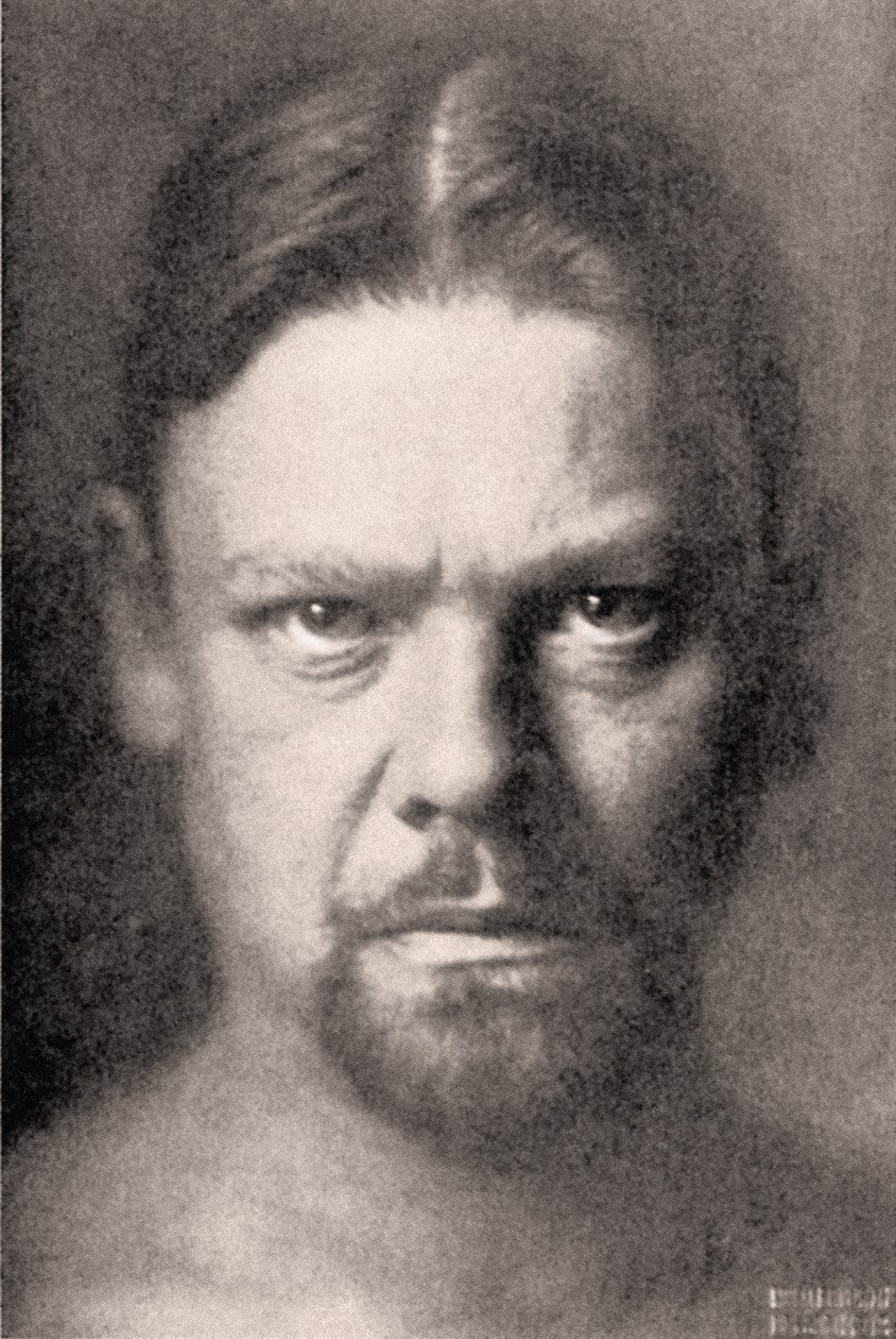Selbstporträt von Sascha Schneider, 1904 von Sascha Schneider