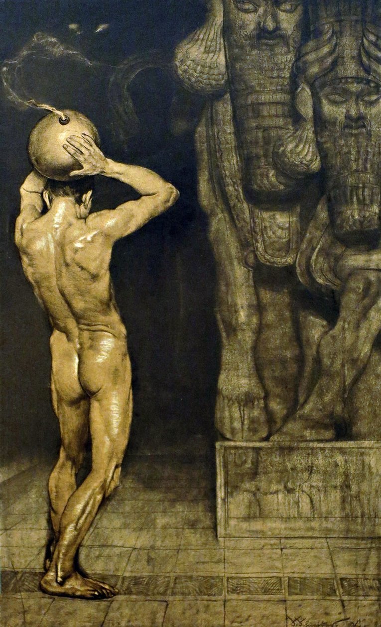 Der Anarchist, 1894 von Sascha Schneider