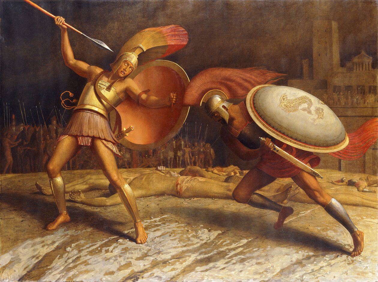 Hektor und Achilles, 1923-26 von Sascha Schneider