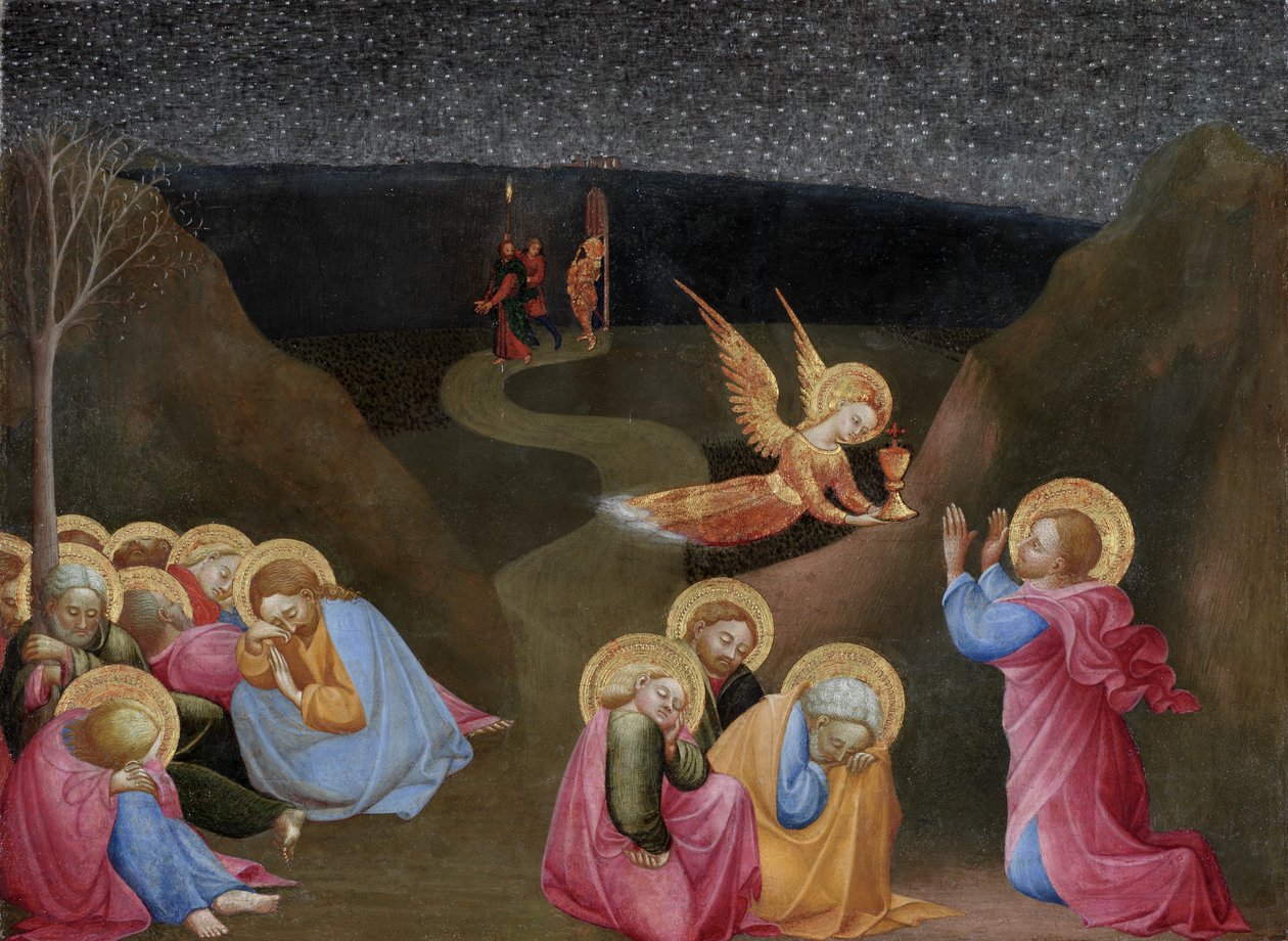 Die Agonie im Garten, um 1400-50 von Sassetta c.1392 1450 Sassetta c.1392 1450