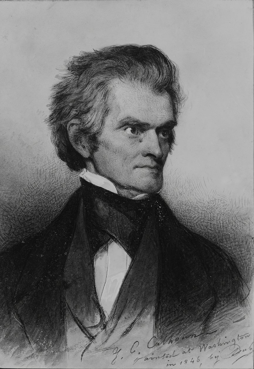 John C. Calhoun, 1846 von Savinien Edme Dubourjal