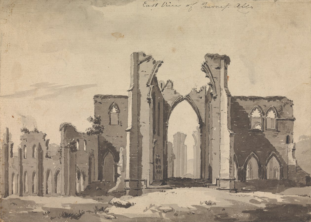 Ostansicht der Abtei von Furness von Sawrey Gilpin