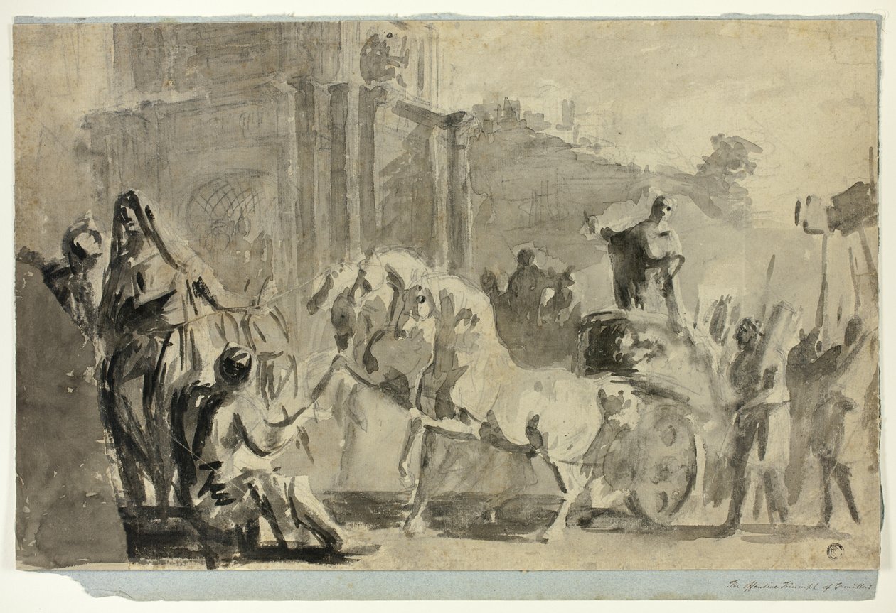 Der offensive Triumph des Camillus von Sawrey Gilpin