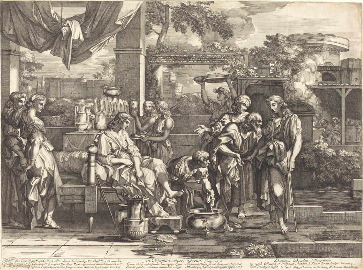 Hospitio exipere advenas von Sébastien Bourdon