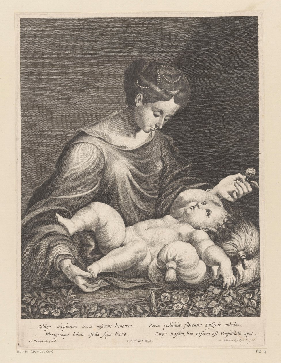 Maria mit Kind von Sébastien Vouillemont