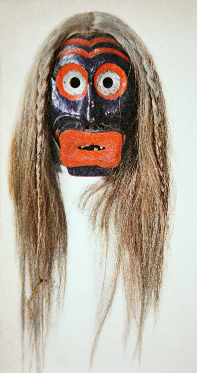 Irokesenmaske von School American