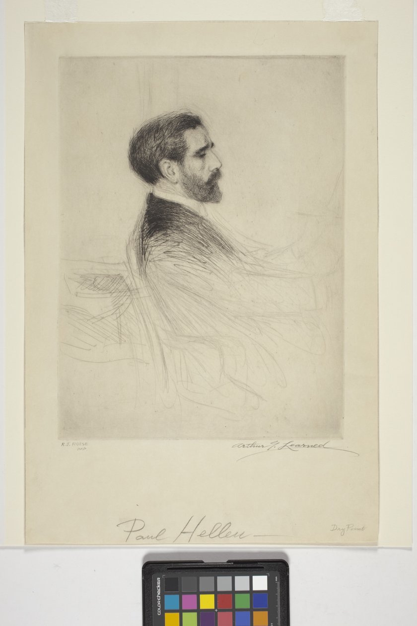 Porträt von Paul Helleu von School American