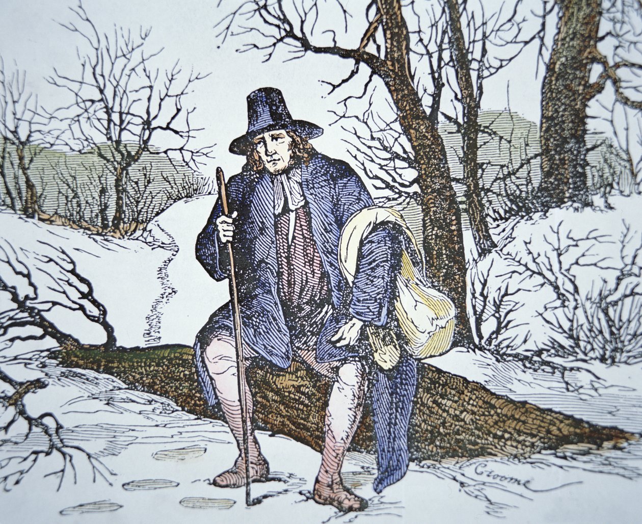 Roger Williams in der Wildnis von School American