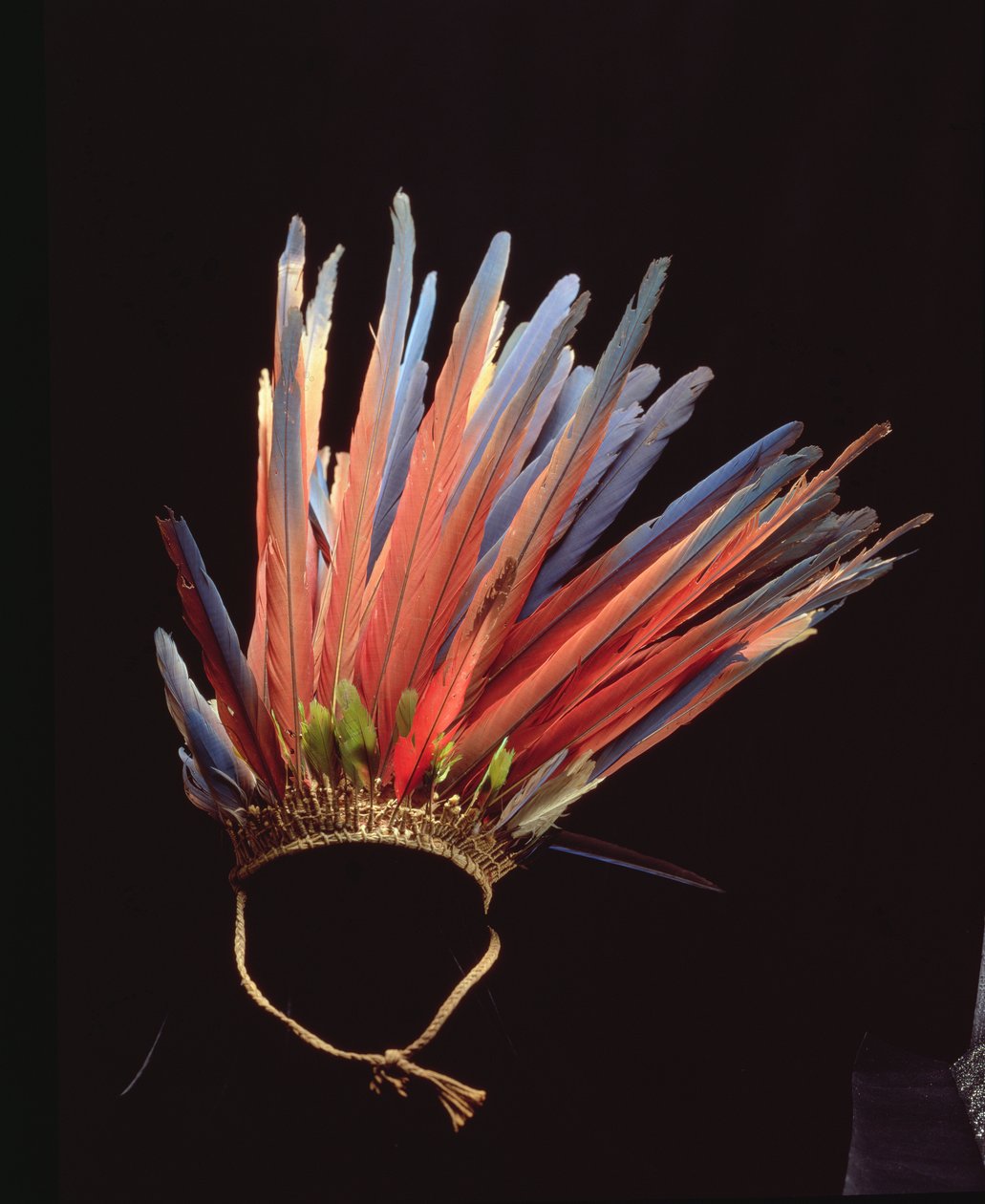 Kopfschmuck, vor ca. 1853 von School Brazilian