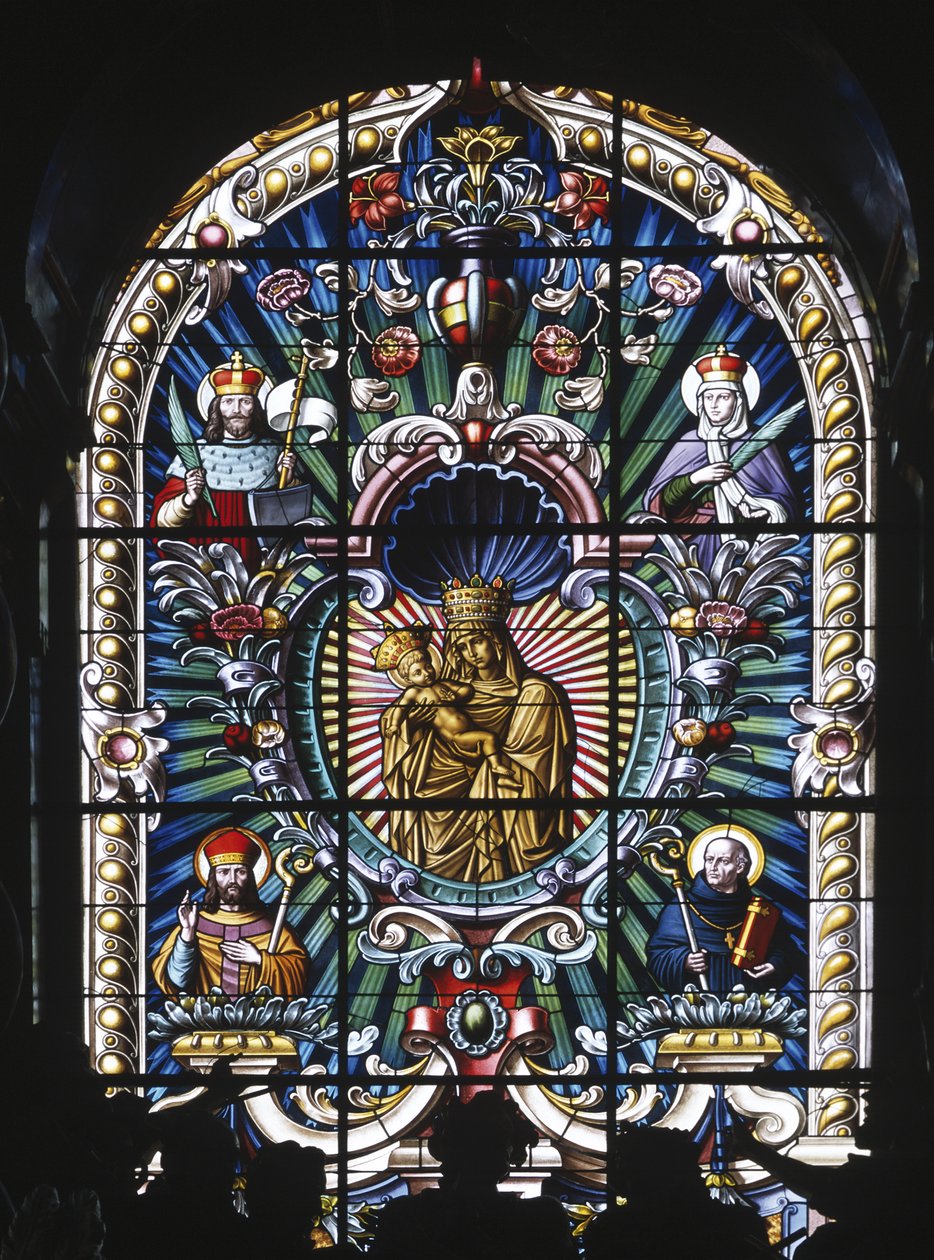 Apsisfenster (Buntglas) von School Czech