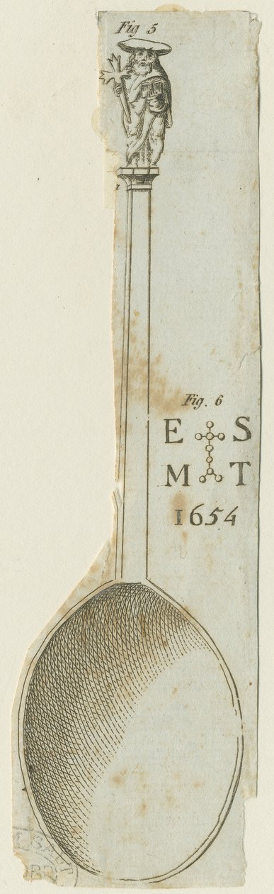 Fradswell - Apostellöffel: Gravur von School English
