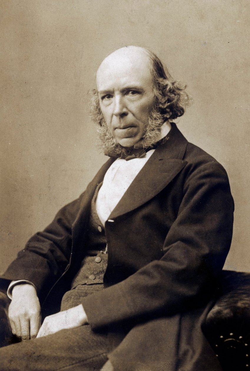 Herbert Spencer, ca. 1890 von School English