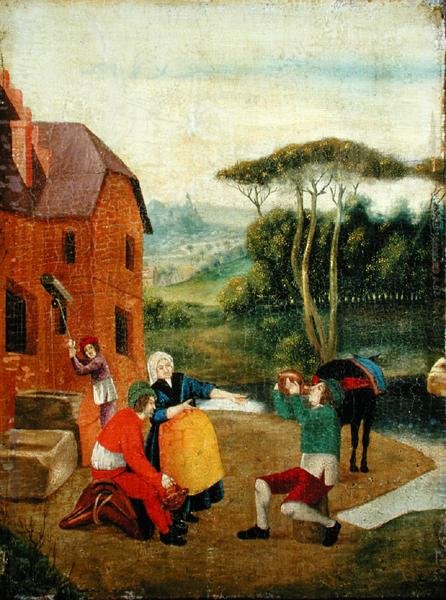 Figuren in einer Landschaft von School European