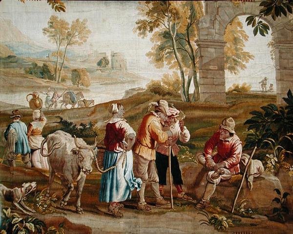 Landschaftsszene von School Flemish