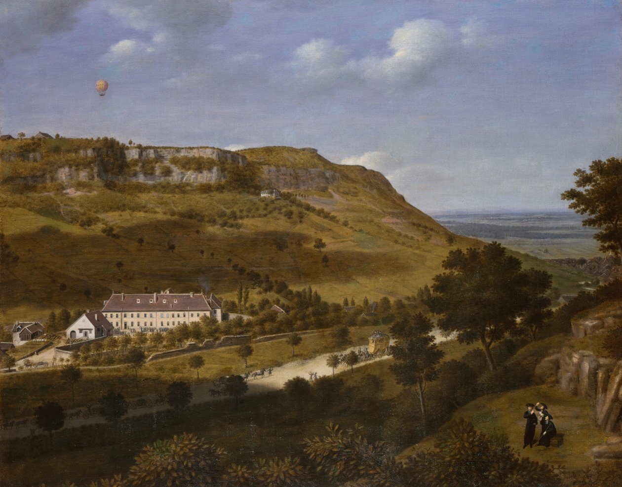 Ballonfahrt im Jura von School French
