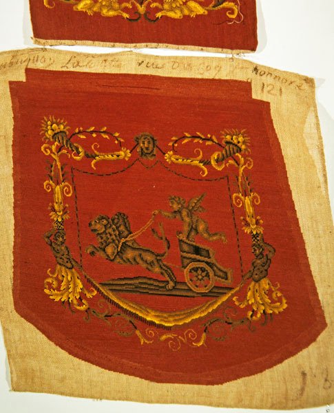 Stuhlkern, Paris (Textil) von School French
