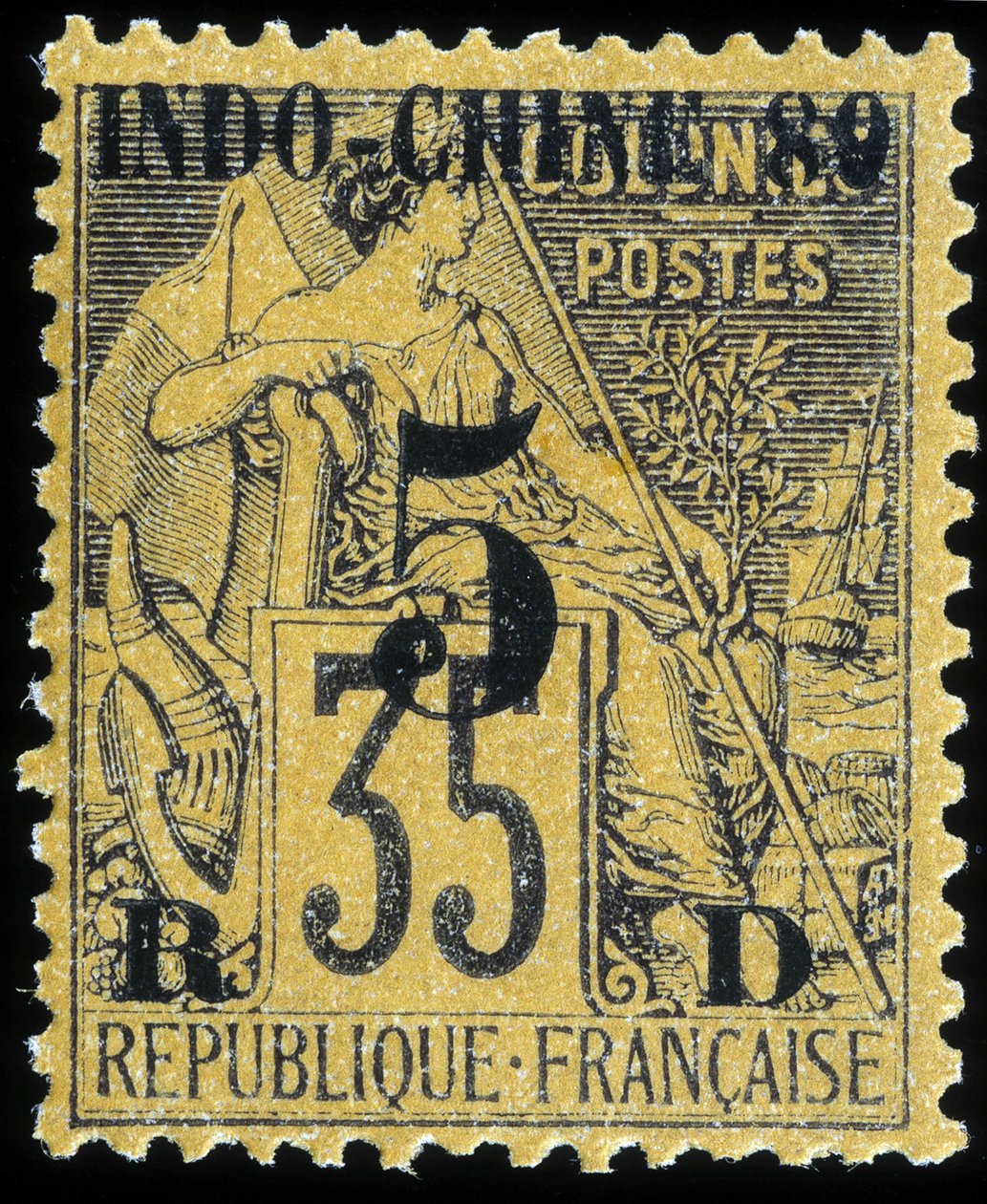 Briefmarke von Französisch-Indochina von School French