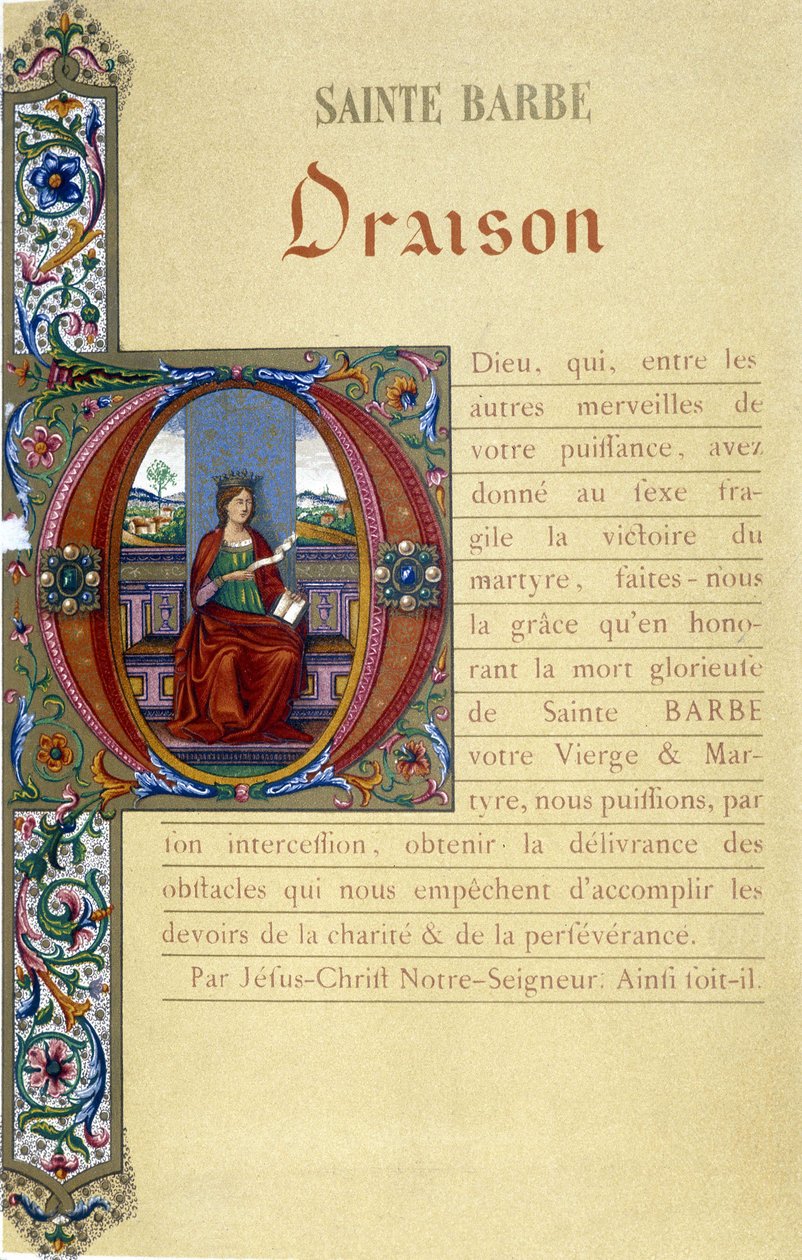 Gebet des Heiligen Bartes. von School French