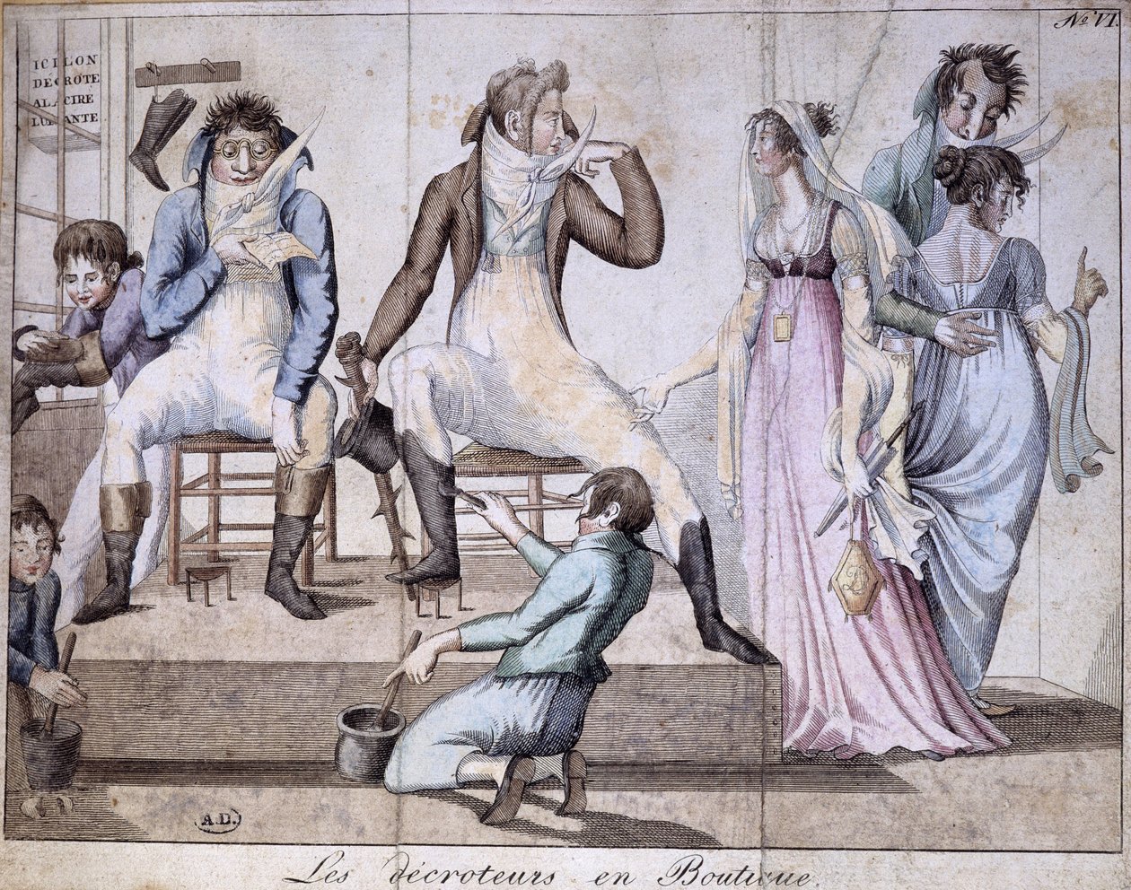 Schuhputzer: "Ladenläufer" von School French