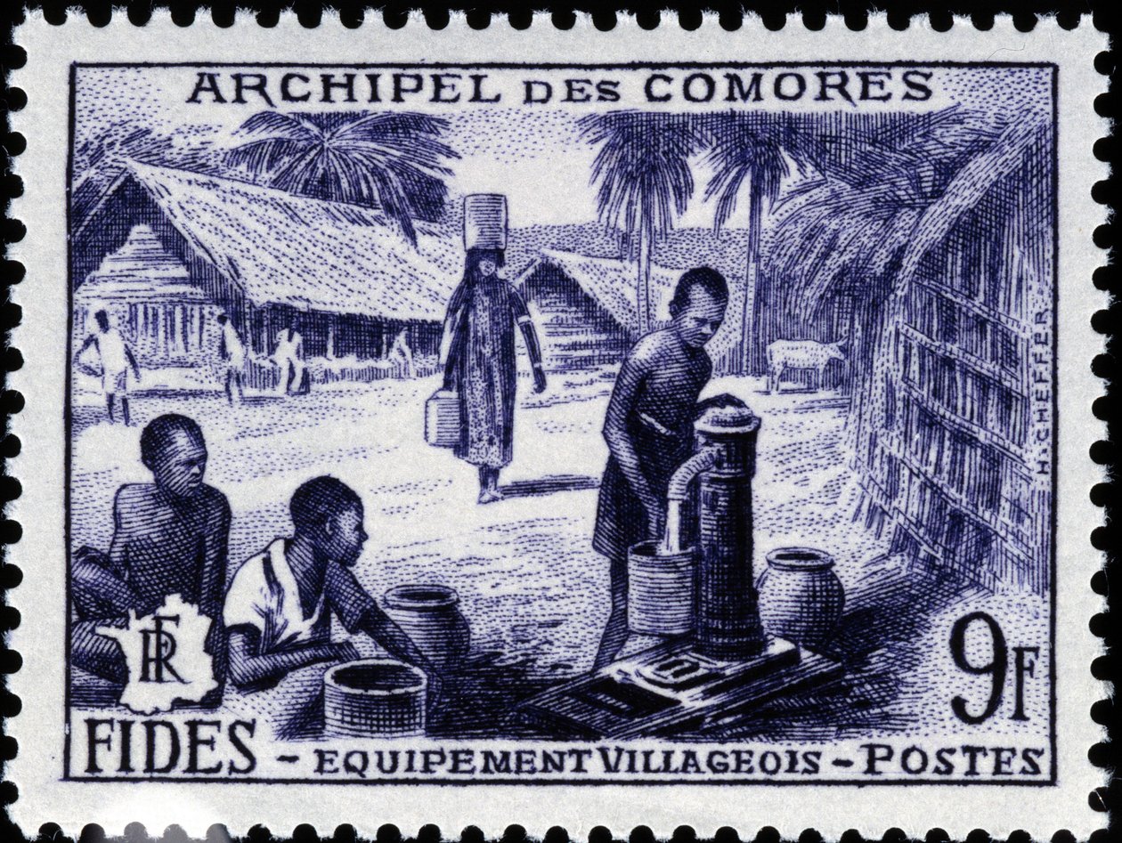 Briefmarke von Komoren von School French