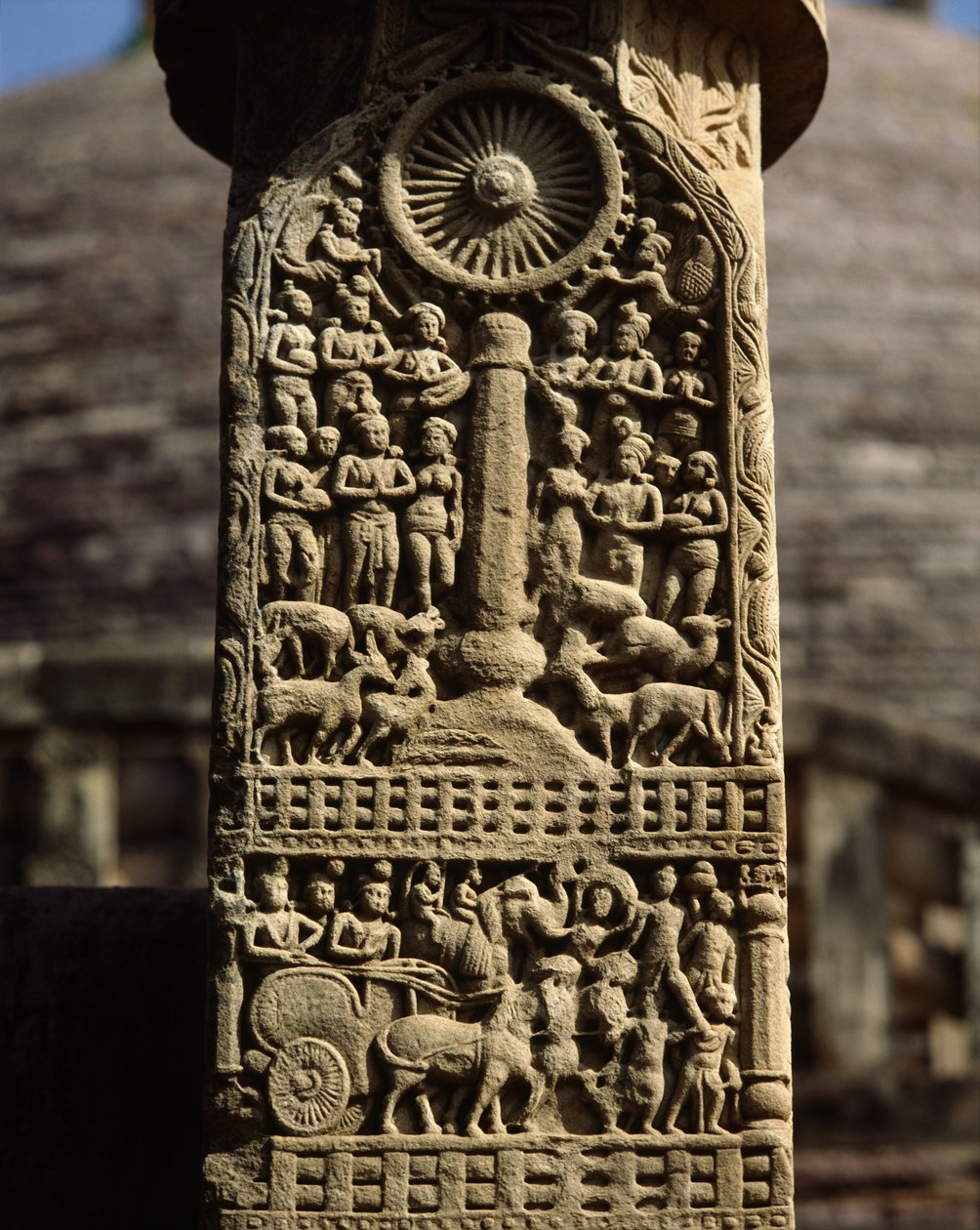 Detail der Torana (Detail) von School Indian