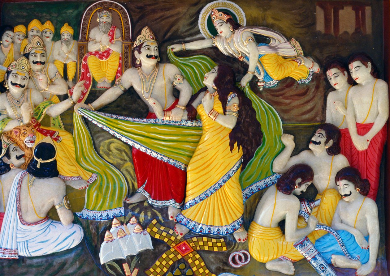 Draupadi Cheer-Haran durch Dushasana Mahabharata von School Indian