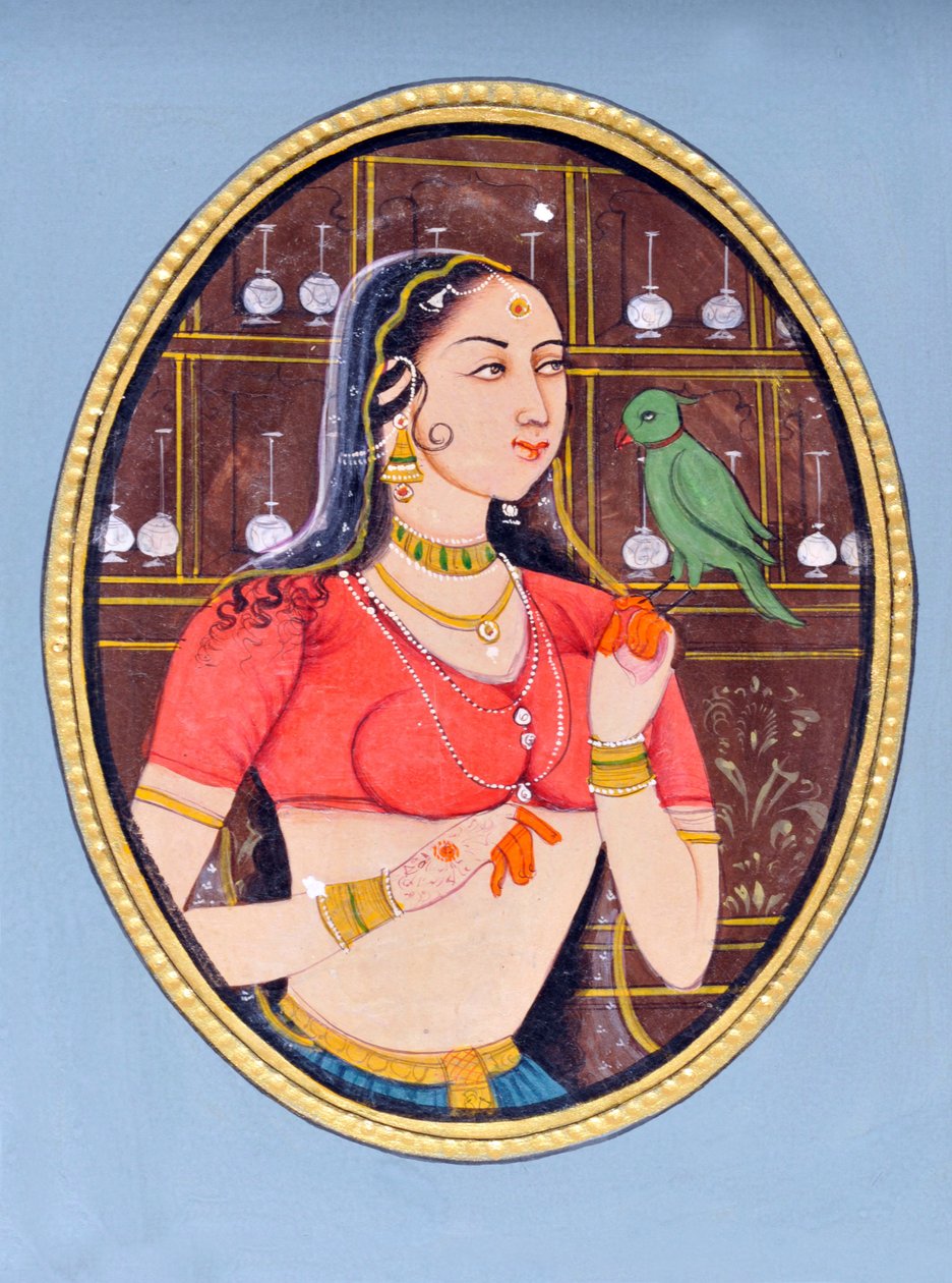 Miniaturmalerei von Jodha Bai Indien Asien von School Indian