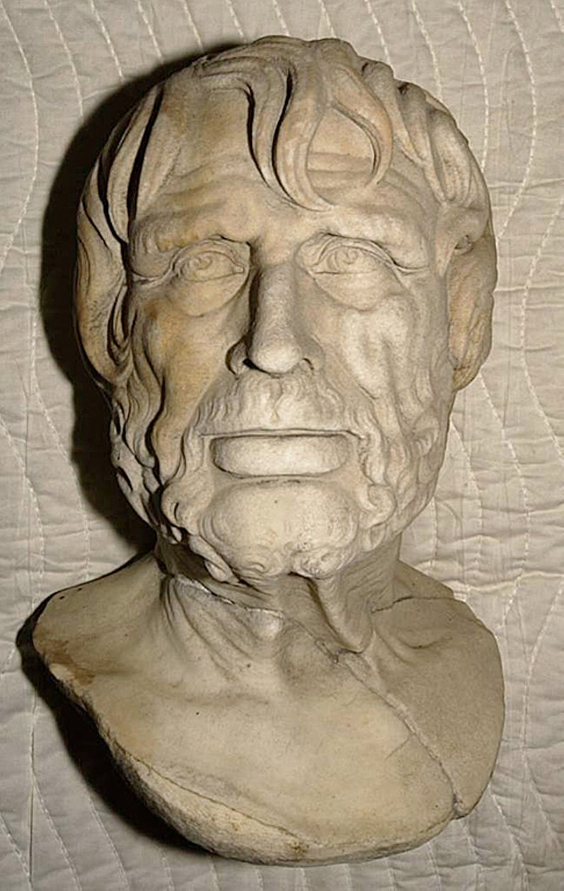 Büste von Seneca von School Italian