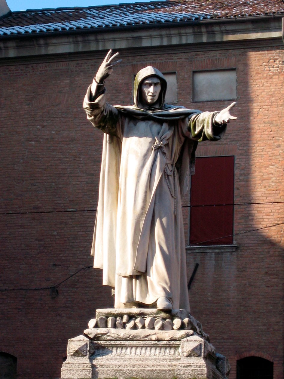 Statue von Girolamo Savonarola von School Italian