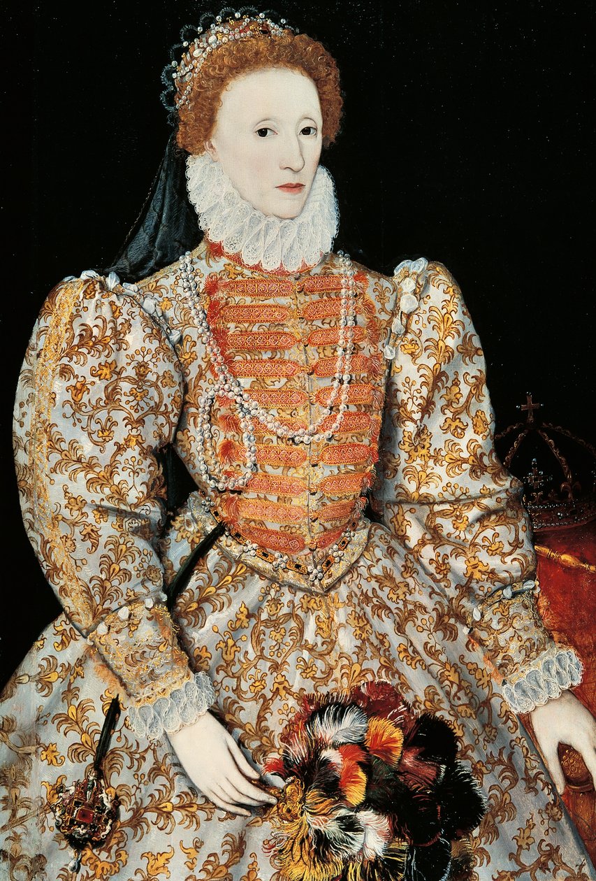 Königin Elizabeth I., ca. 1575 von School Netherlandish