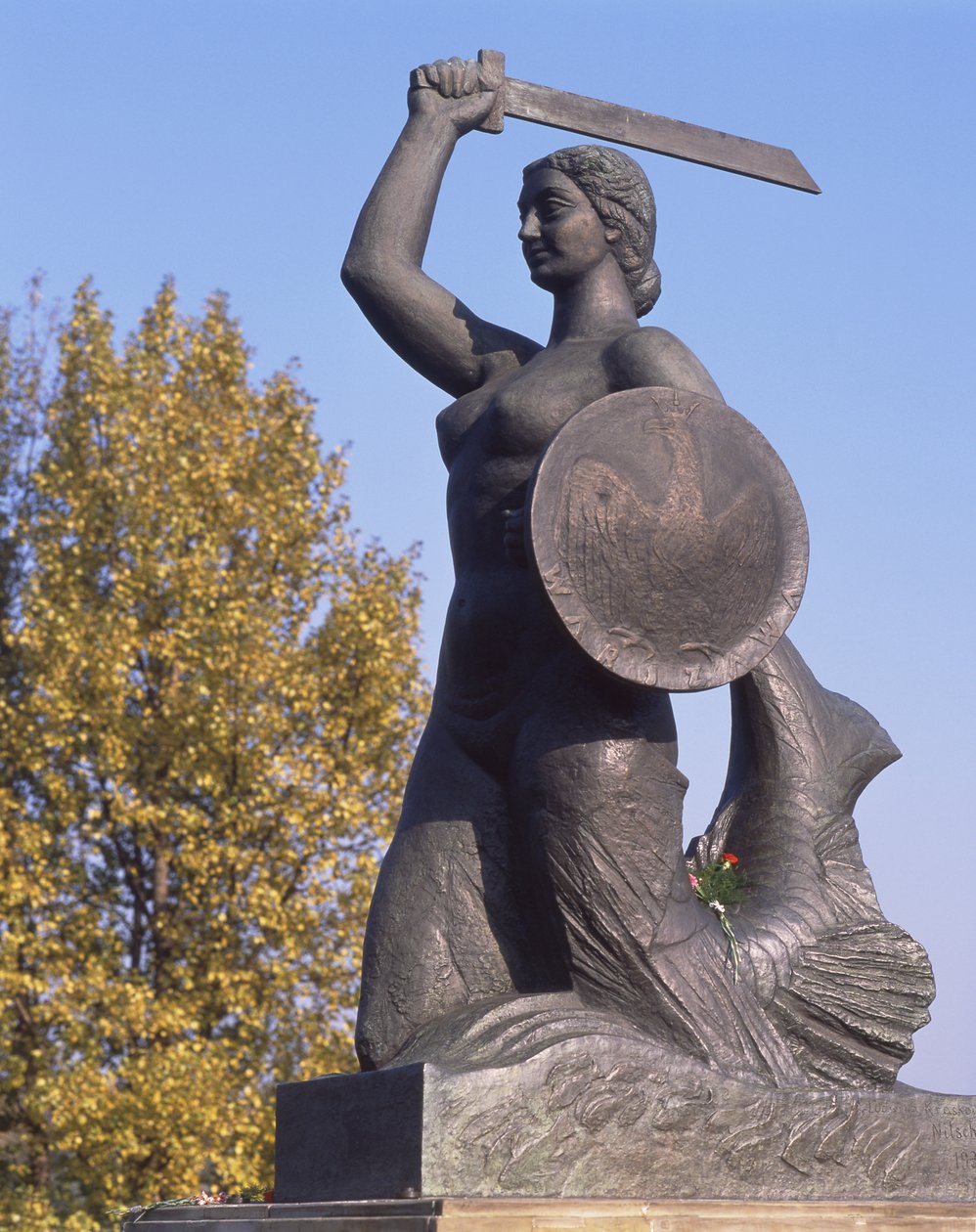 Meerjungfrauen-Denkmal von School Polish