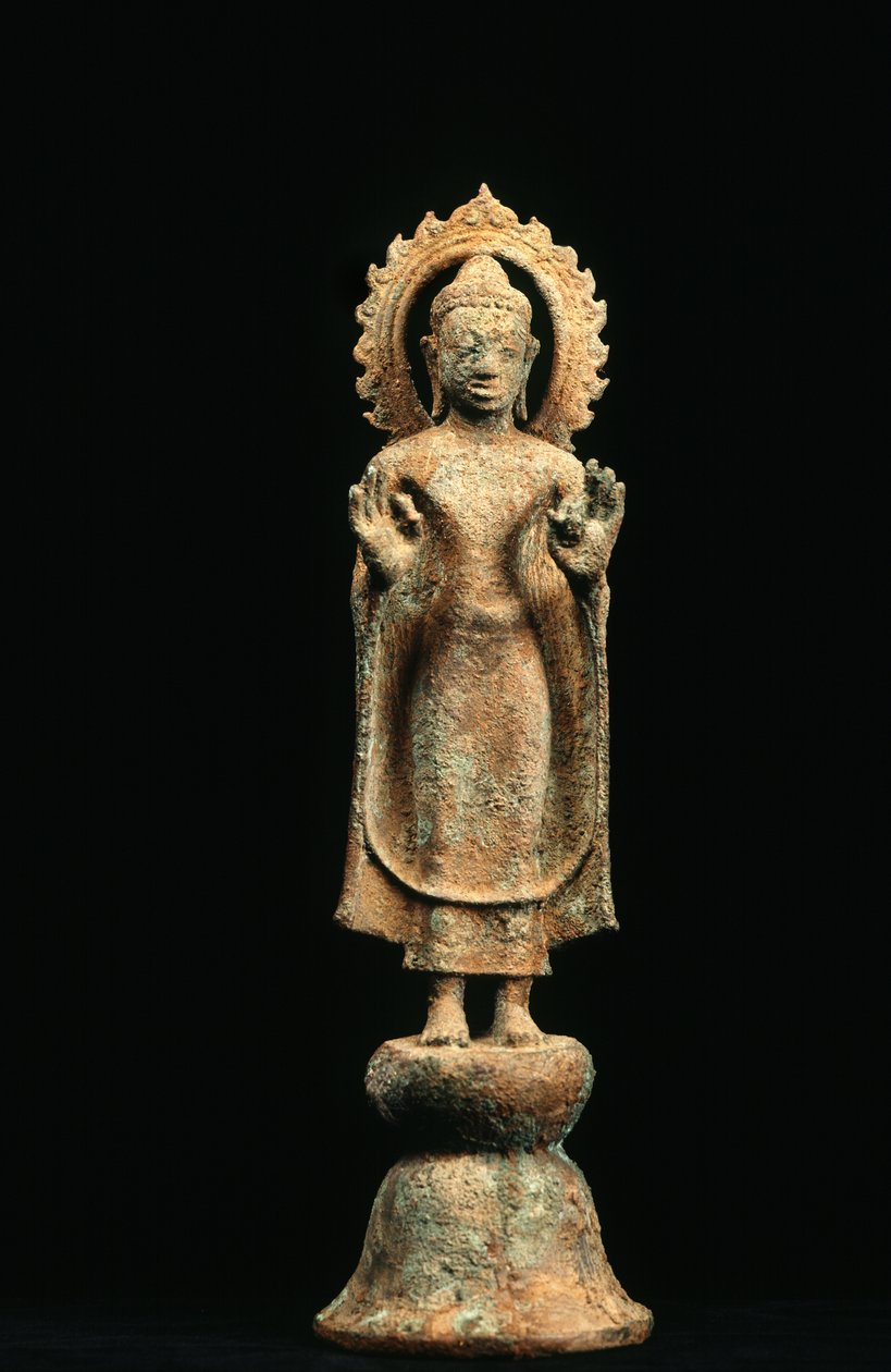 Buddha, Davaravati-Periode (Bronze) von School Thai