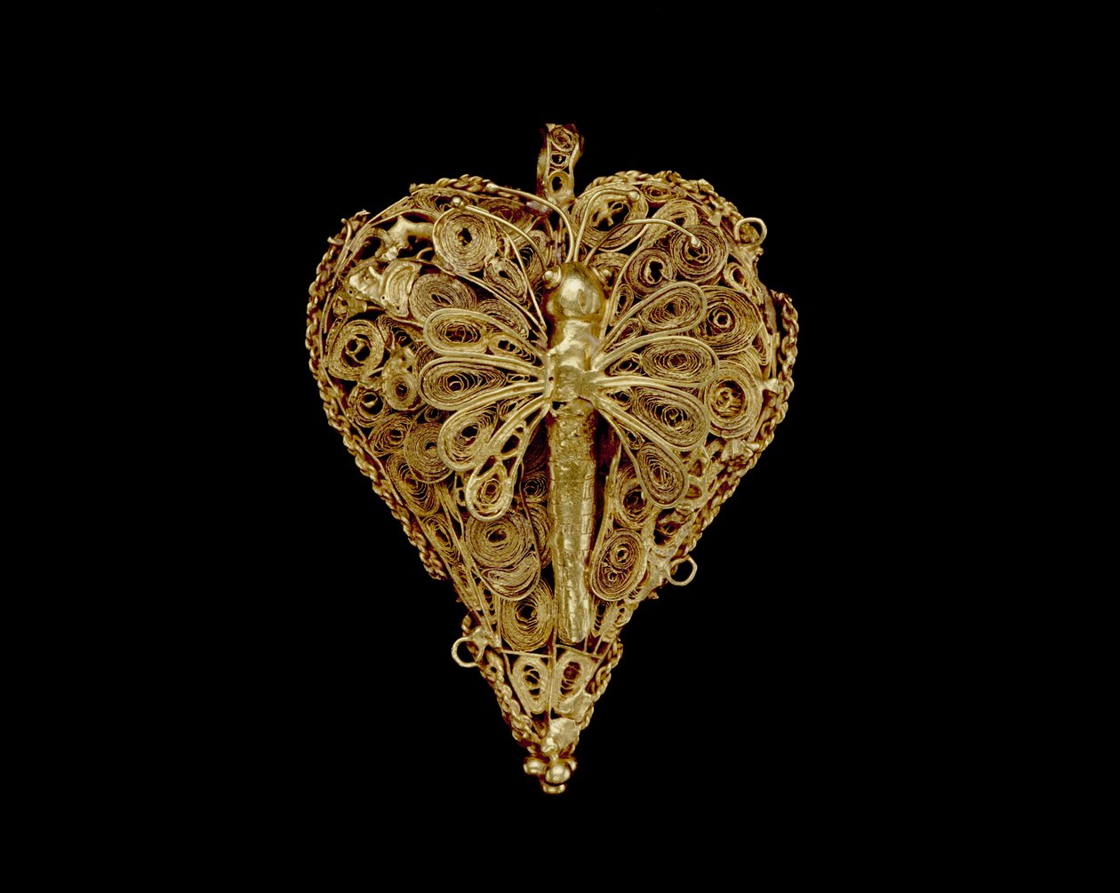 Anhänger, ca. 1900 (Gold) von School Wolof