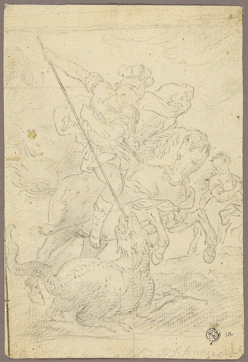 St. Georg und der Drache von School of Raphael