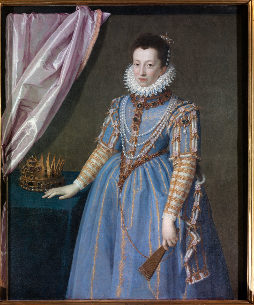 Porträt von Cristina di Lorena, Großherzogin der Toskana, 1590 von Scipione Pulzone