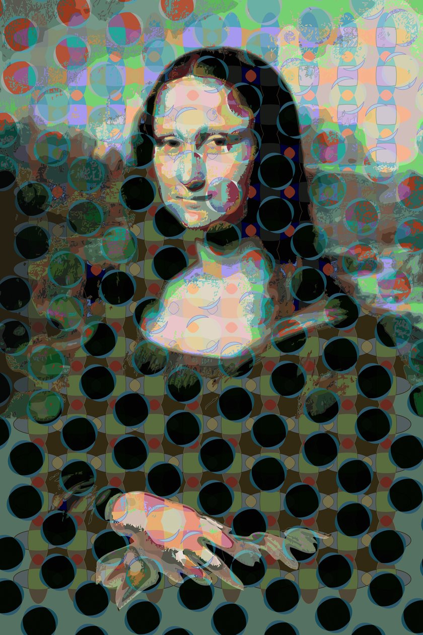 Mona Lisa (digital) von Scott J. Davis