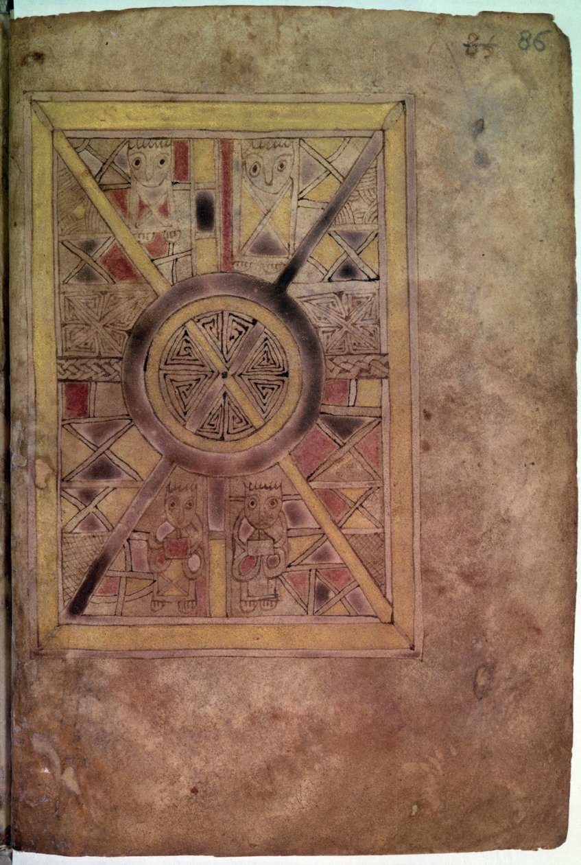Ms 11.6.32 Ornamentales Blatt aus 