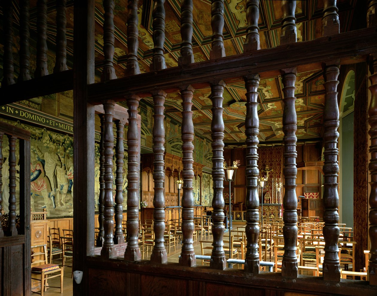 Innenansicht der Chapel Royal von Scottish School