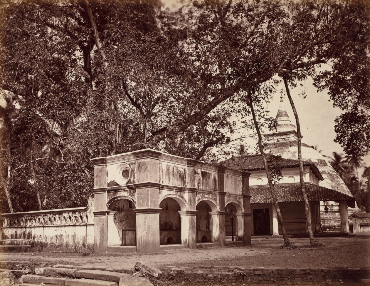 Buddhistischer Tempel, Kalani, ca. 1880 von Scowen and Co.