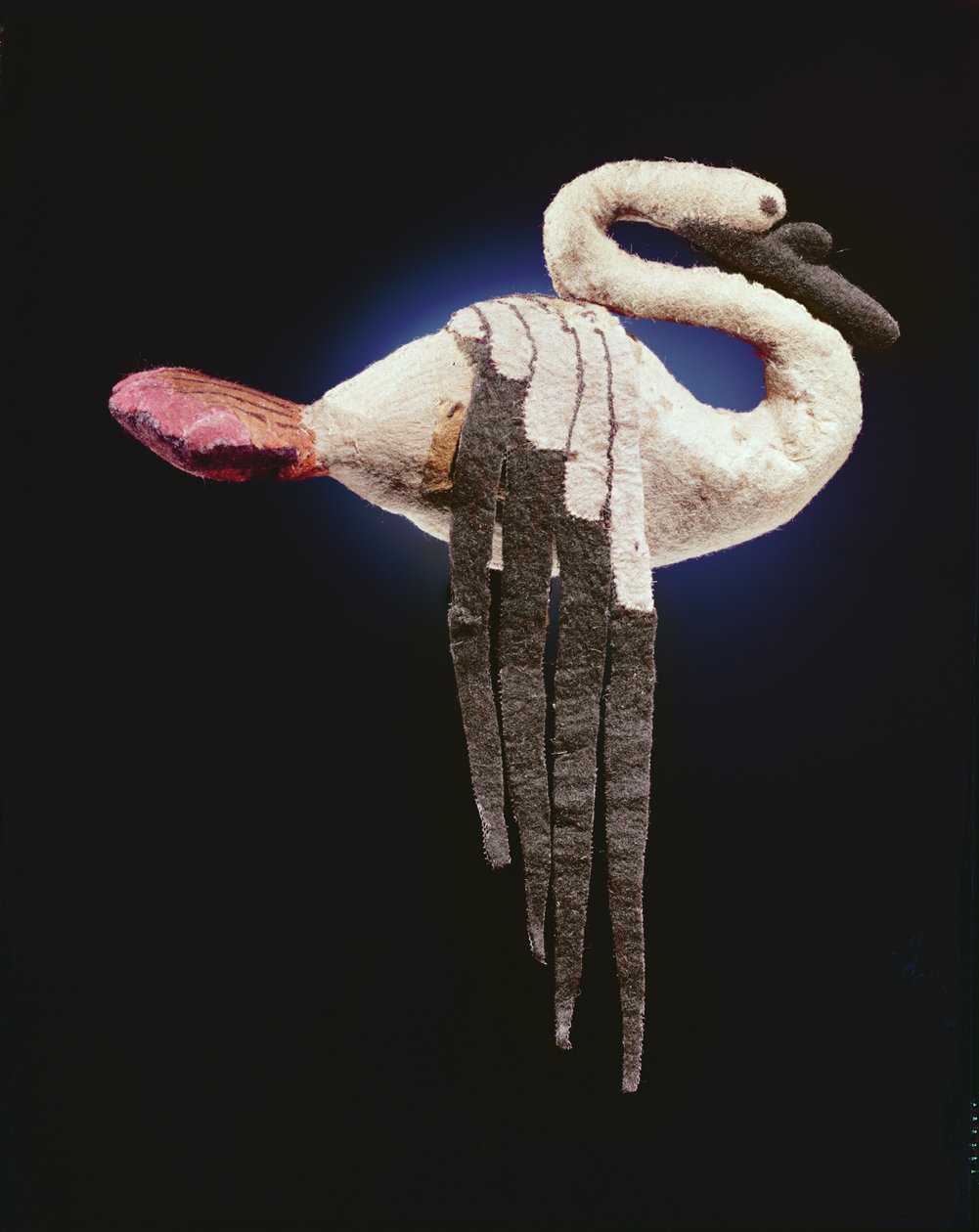 Schwan (Filz und Rentierfell) von Scythian