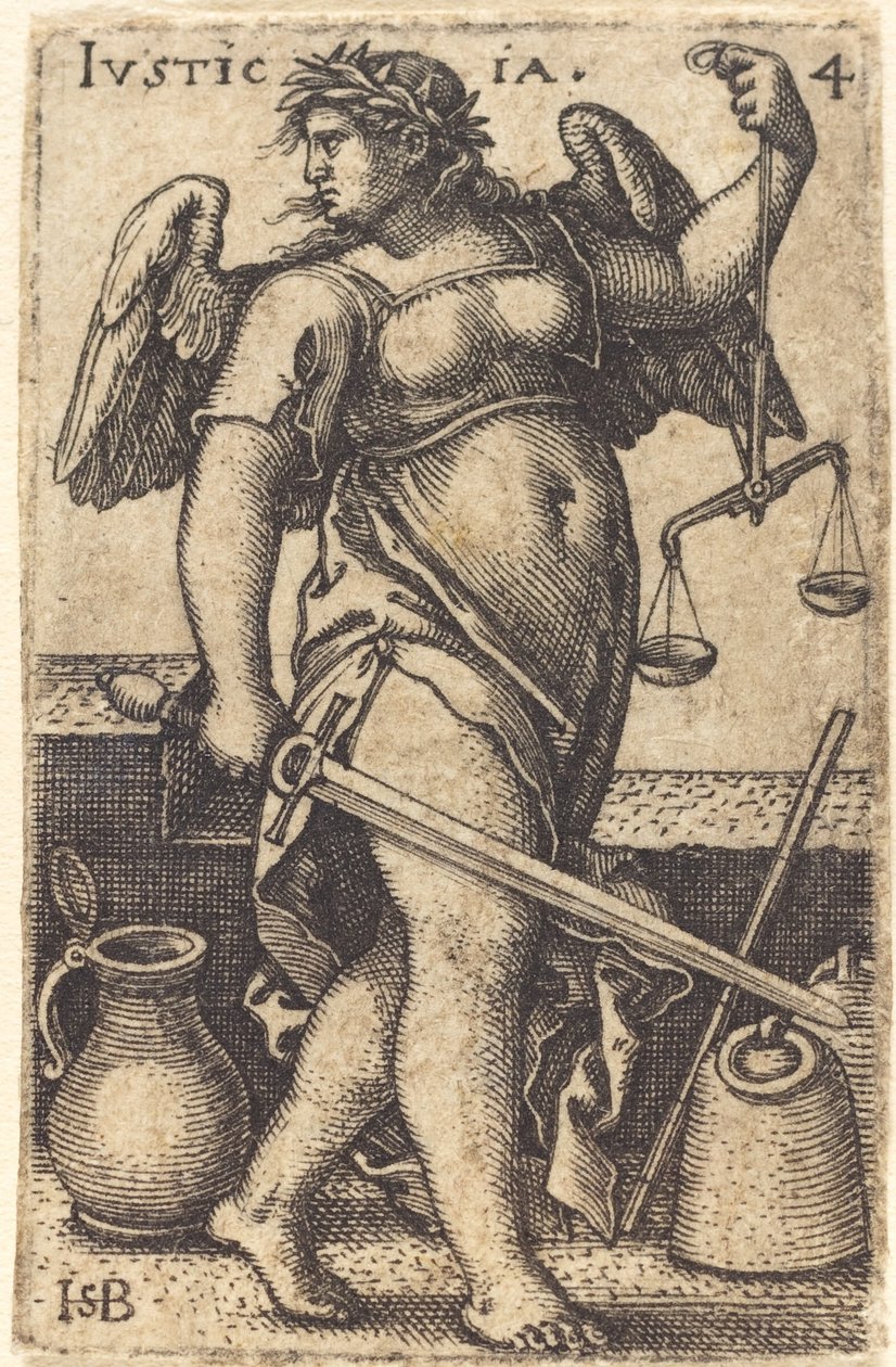 Justitia von Sebald Beham