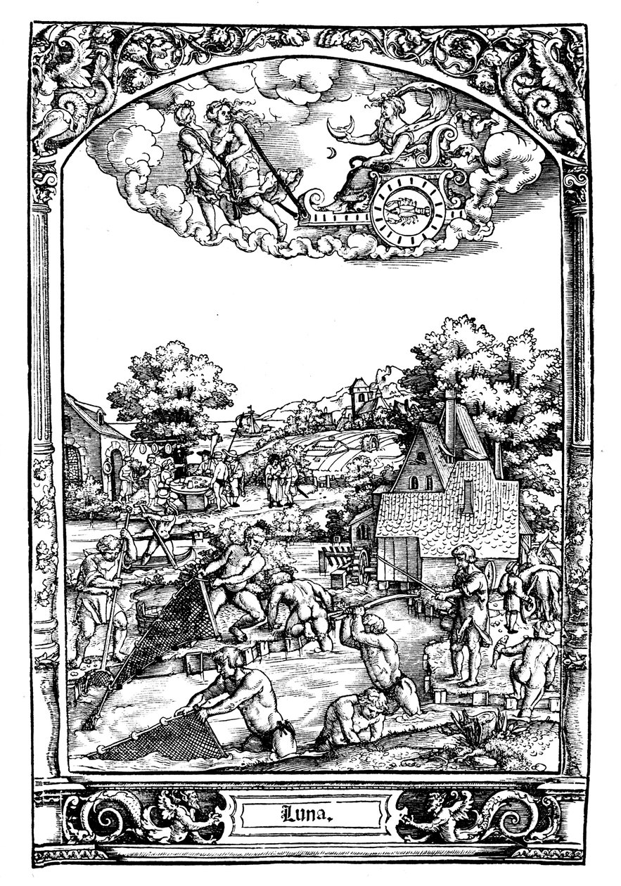 Luna, 1531 von Sebald Beham