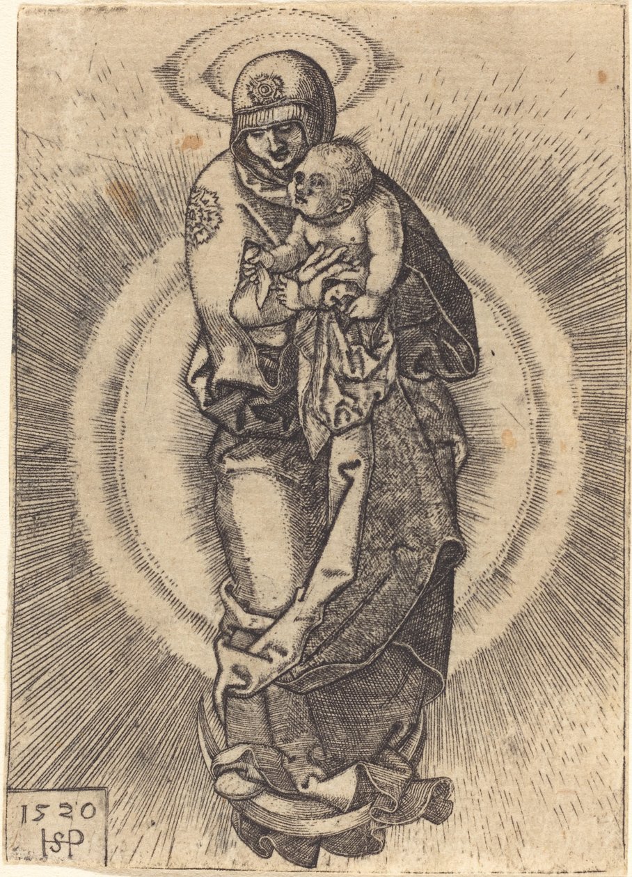 Madonna auf dem Halbmond von Sebald Beham