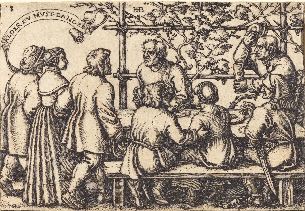 Das Bauernbankett von Sebald Beham